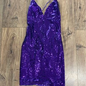 Lucy in the sky mini dress. Like new worn once. Medium but fits like a small